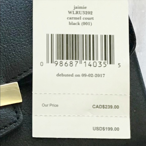 Kate Spade Carmel Court Jaimie Black Wallet - Picture 2 of 4